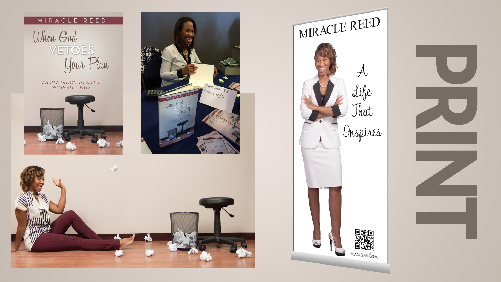 Custom Print Production for Miracle Reed